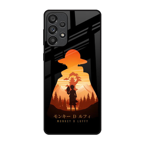 Luffy One Piece Samsung Galaxy A73 5G Glass Back Cover Online