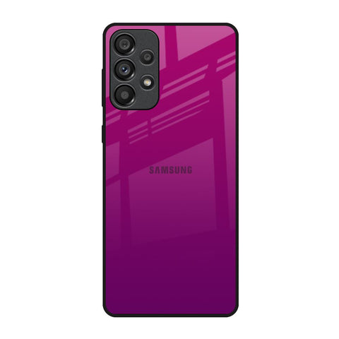 Magenta Gradient Samsung Galaxy A73 5G Glass Back Cover Online