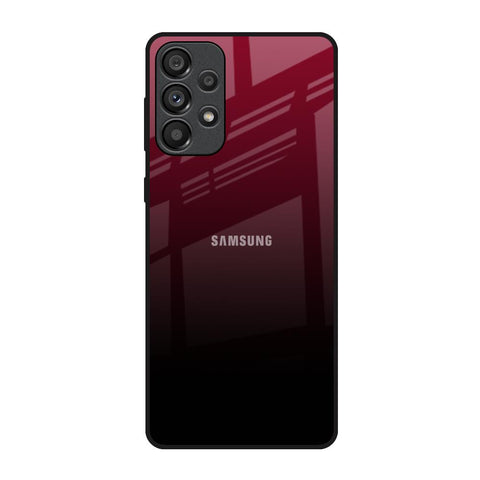 Wine Red Samsung Galaxy A73 5G Glass Back Cover Online