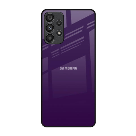 Dark Purple Samsung Galaxy A73 5G Glass Back Cover Online