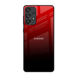 Maroon Faded Samsung Galaxy A73 5G Glass Back Cover Online