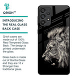 Brave Lion Glass Case for Samsung Galaxy A73 5G