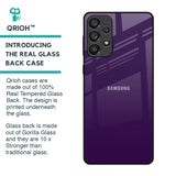 Dark Purple Glass Case for Samsung Galaxy A73 5G