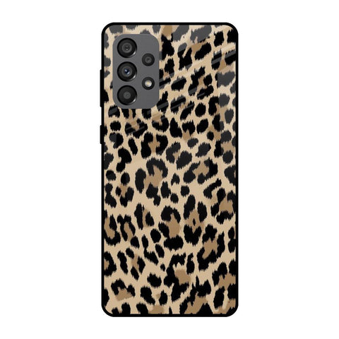 Leopard Seamless Samsung Galaxy A73 5G Glass Cases & Covers Online