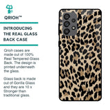 Leopard Seamless Glass Case For Samsung Galaxy A73 5G