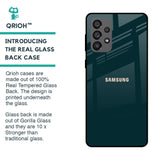Hunter Green Glass Case For Samsung Galaxy A73 5G