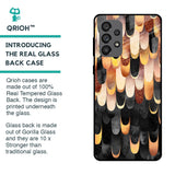 Bronze Abstract Glass Case for Samsung Galaxy A73 5G