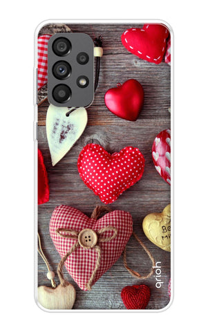 Valentine Hearts Samsung Galaxy A73 5G Back Cover