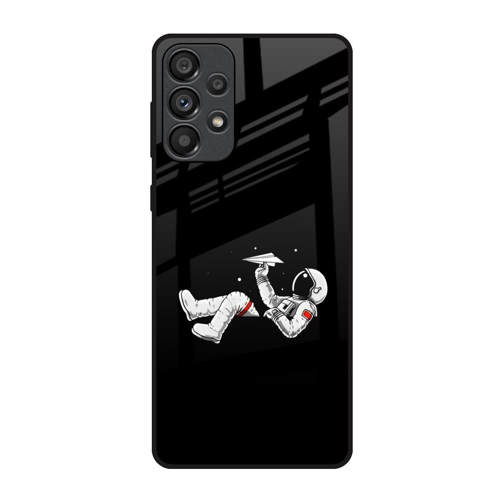 Space Traveller Samsung Galaxy A33 5G Glass Back Cover Online
