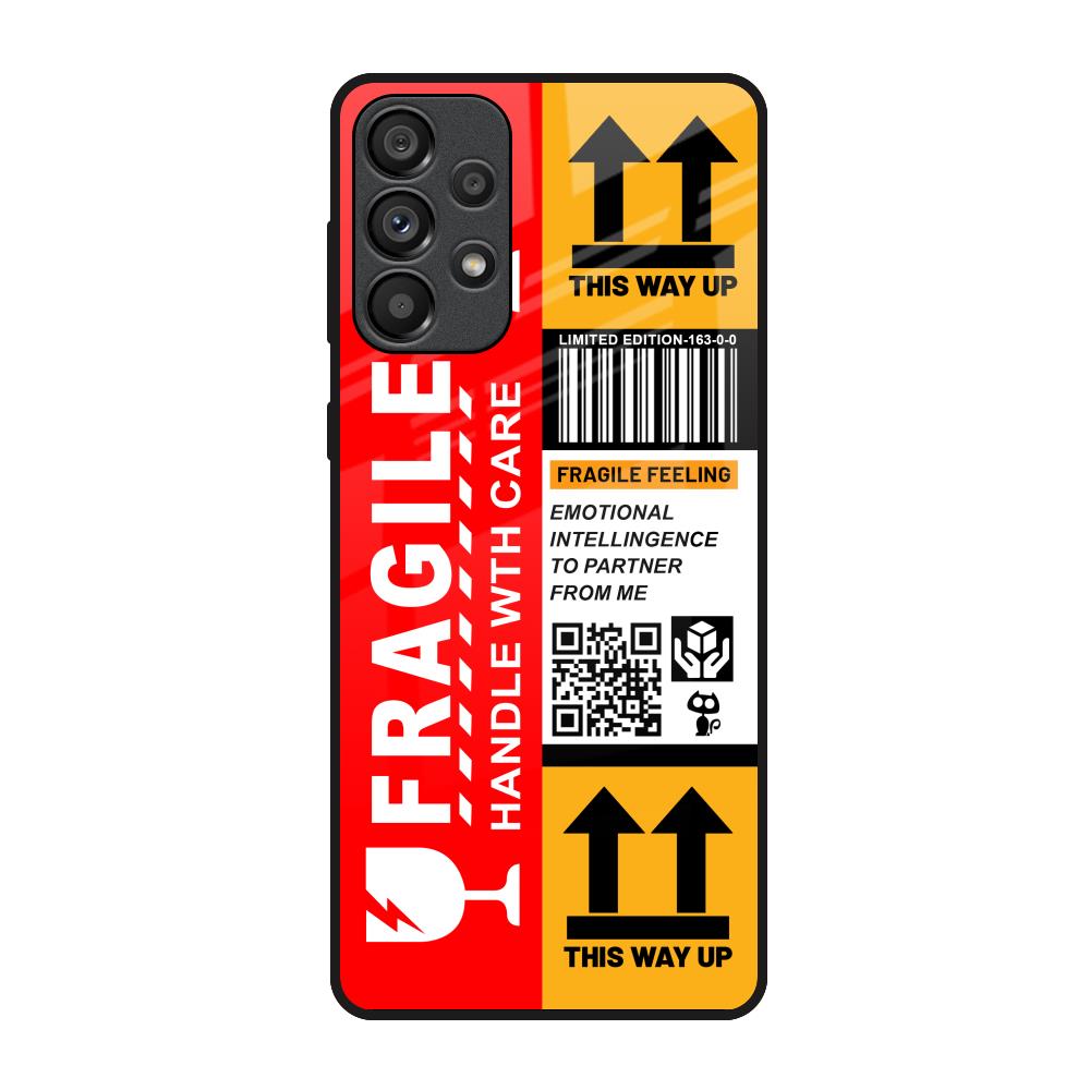 Handle With Care Samsung Galaxy A33 5G Glass Back Cover Online
