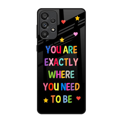 Magical Words Samsung Galaxy A33 5G Glass Back Cover Online