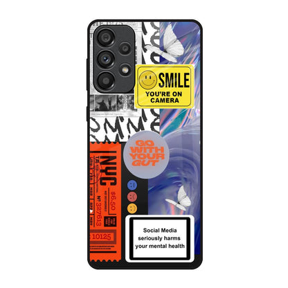 Smile for Camera Samsung Galaxy A33 5G Glass Back Cover Online