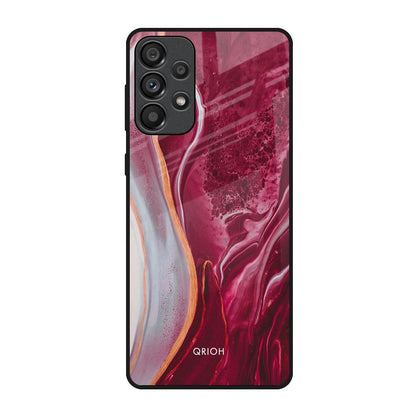 Crimson Ruby Samsung Galaxy A33 5G Glass Back Cover Online