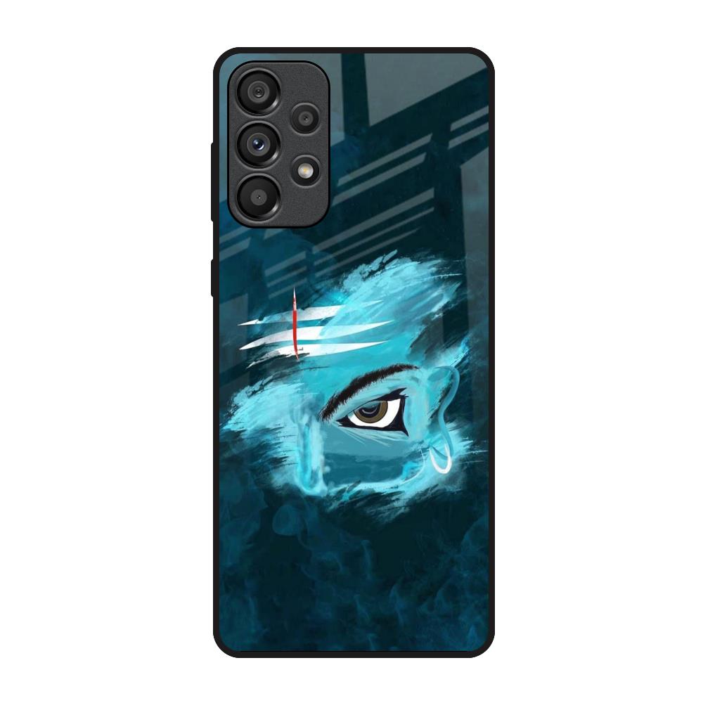 Power Of Trinetra Samsung Galaxy A33 5G Glass Back Cover Online