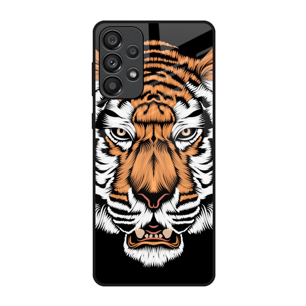 Angry Tiger Samsung Galaxy A33 5G Glass Back Cover Online