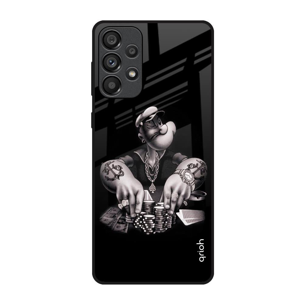 Gambling Problem Samsung Galaxy A33 5G Glass Back Cover Online