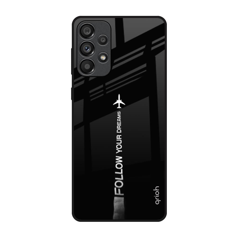 Follow Your Dreams Samsung Galaxy A33 5G Glass Back Cover Online