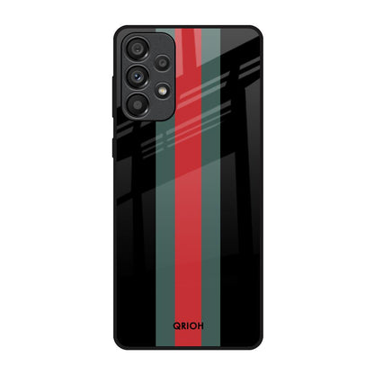 Vertical Stripes Samsung Galaxy A33 5G Glass Back Cover Online