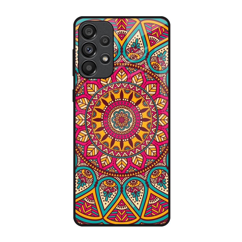 Elegant Mandala Samsung Galaxy A33 5G Glass Back Cover Online