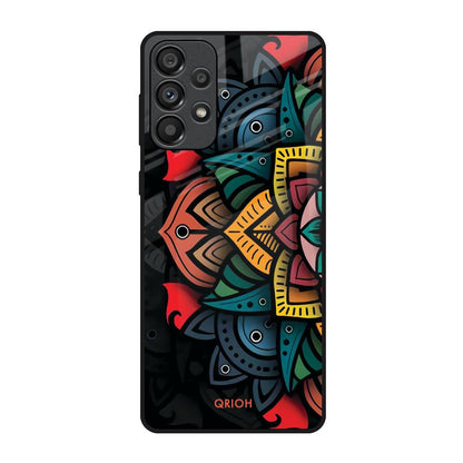 Retro Gorgeous Flower Samsung Galaxy A33 5G Glass Back Cover Online