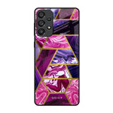 Electroplated Geometric Marble Samsung Galaxy A33 5G Glass Back Cover Online