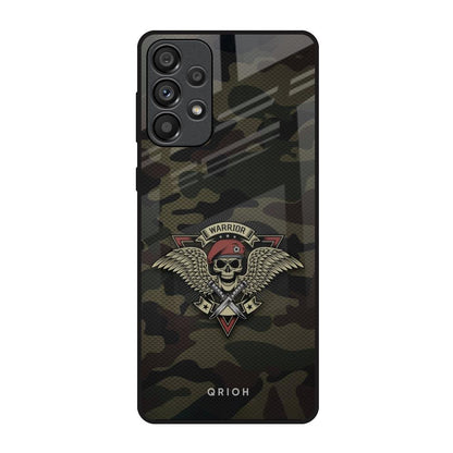 Army Warrior Samsung Galaxy A33 5G Glass Back Cover Online