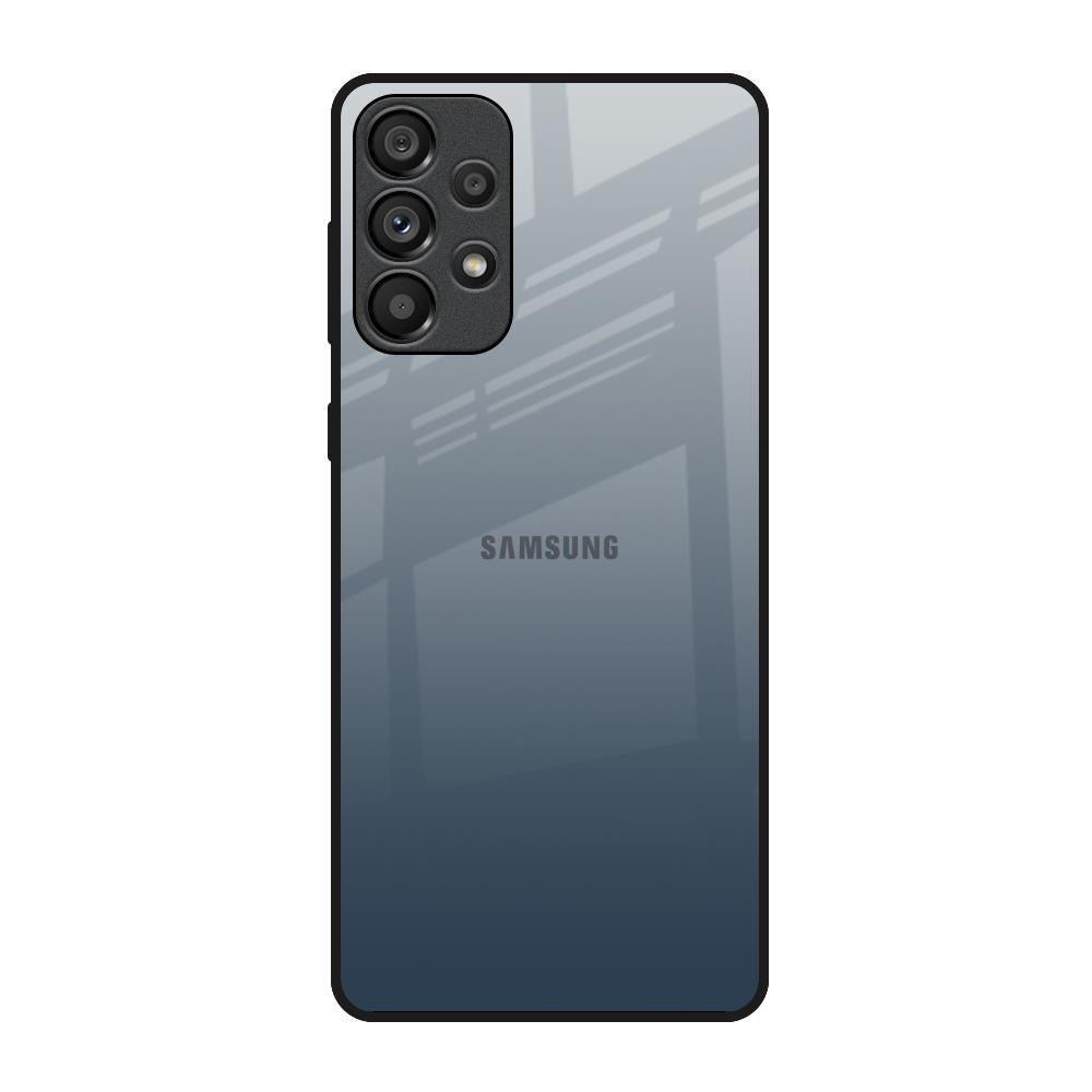 Smokey Grey Color Samsung Galaxy A33 5G Glass Back Cover Online