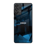 Polygonal Blue Box Samsung Galaxy A33 5G Glass Back Cover Online