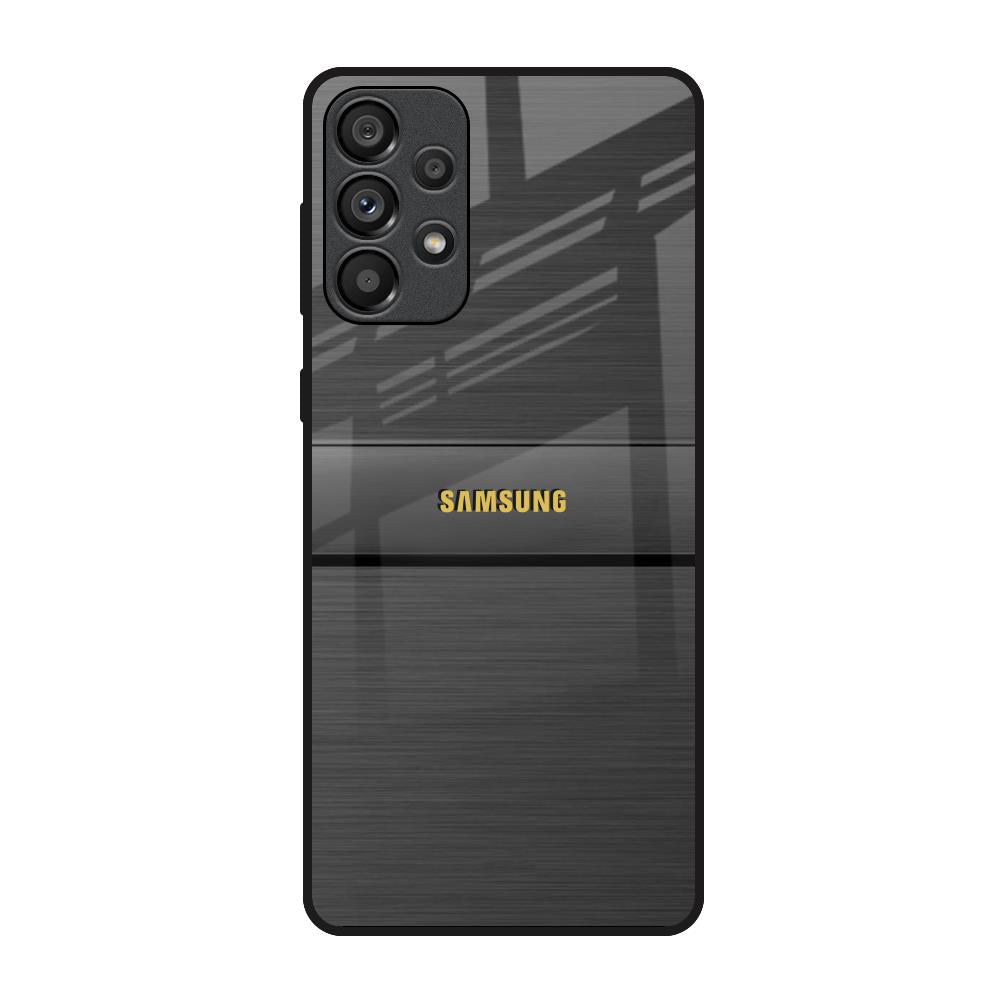 Grey Metallic Glass Samsung Galaxy A33 5G Glass Back Cover Online