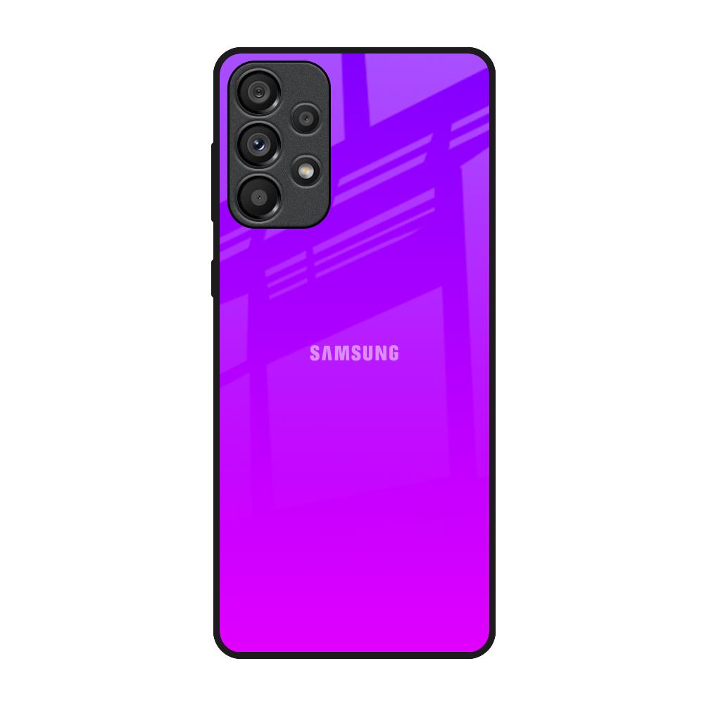 Purple Pink Samsung Galaxy A33 5G Glass Back Cover Online