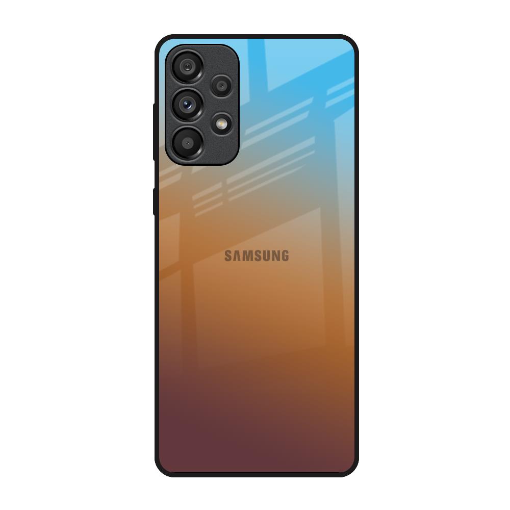 Rich Brown Samsung Galaxy A33 5G Glass Back Cover Online