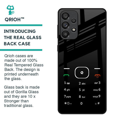 Classic Keypad Pattern Glass Case for Samsung Galaxy A33 5G