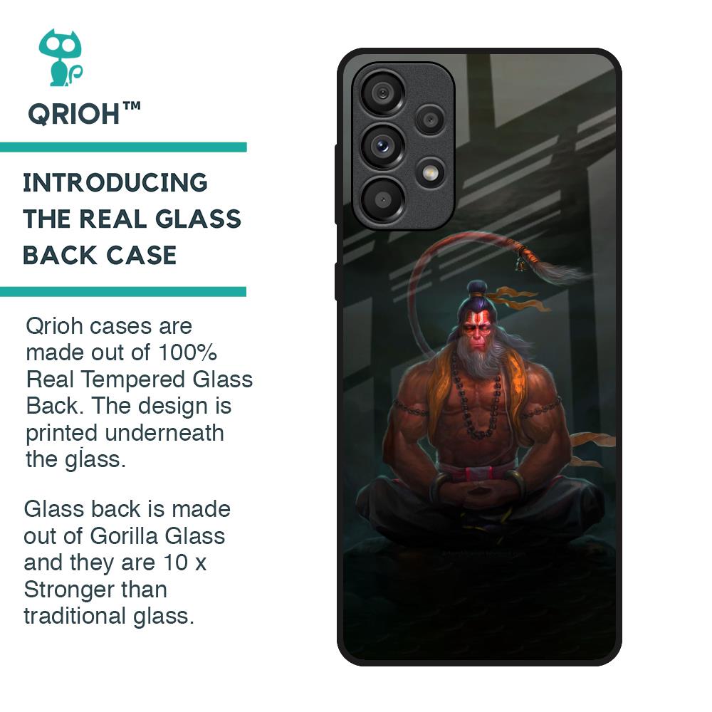 Lord Hanuman Animated Glass Case for Samsung Galaxy A33 5G