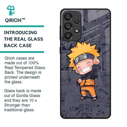 Orange Chubby Glass Case for Samsung Galaxy A33 5G