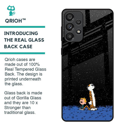 Night Sky Star Glass Case for Samsung Galaxy A33 5G