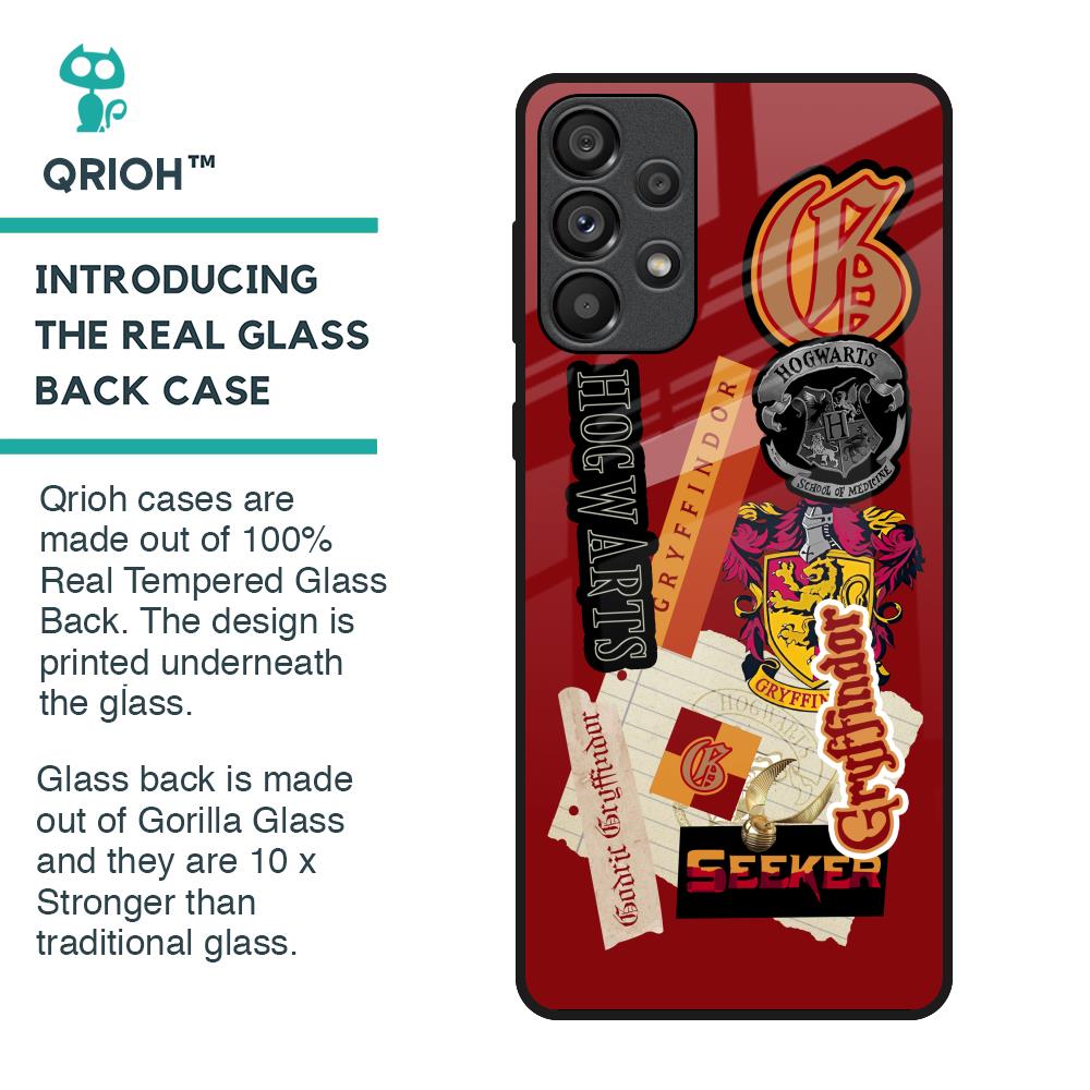 Gryffindor Glass Case for Samsung Galaxy A33 5G