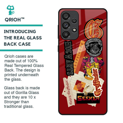 Gryffindor Glass Case for Samsung Galaxy A33 5G