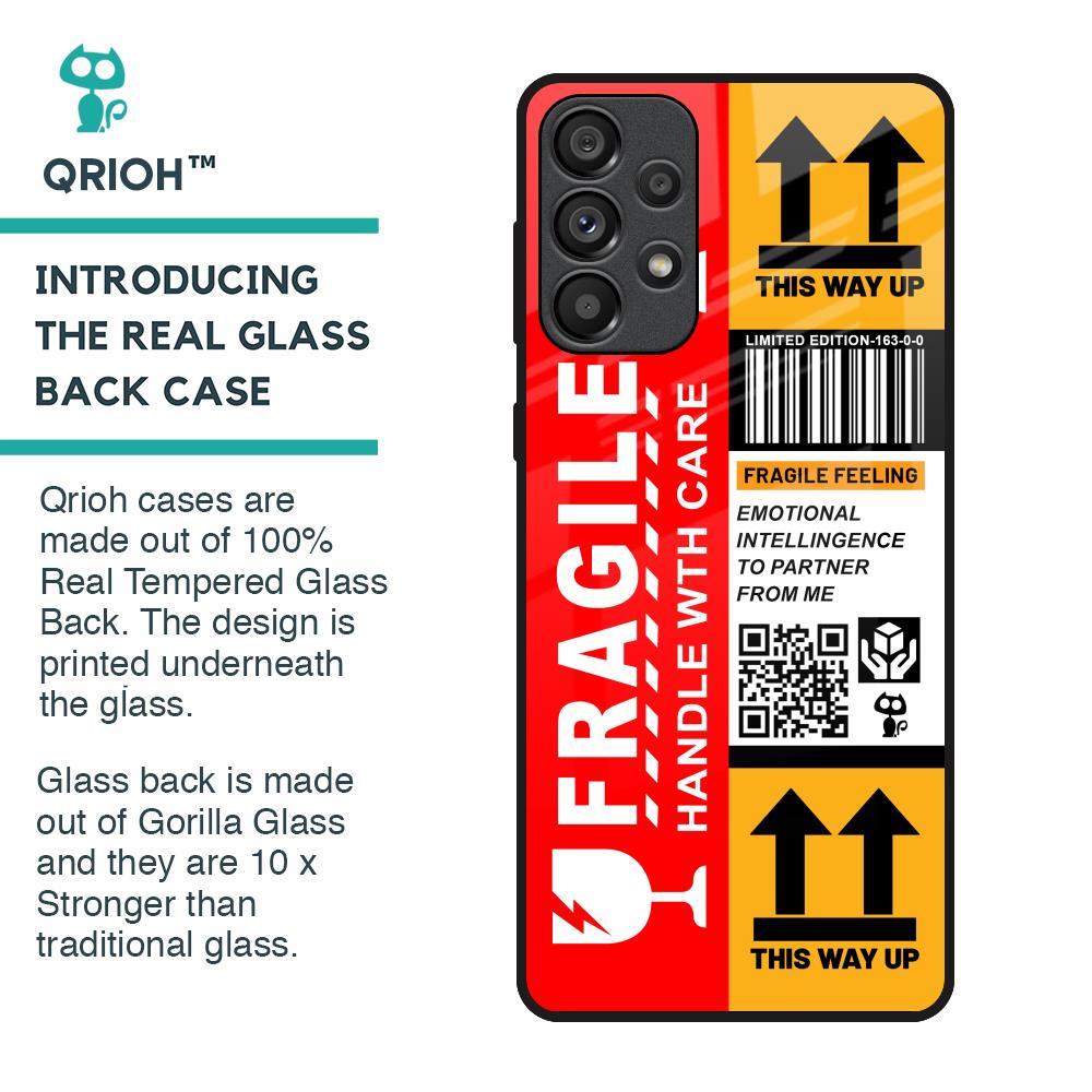 Handle With Care Glass Case for Samsung Galaxy A33 5G