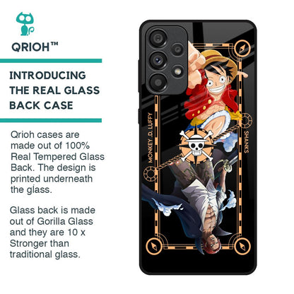 Shanks & Luffy Glass Case for Samsung Galaxy A33 5G