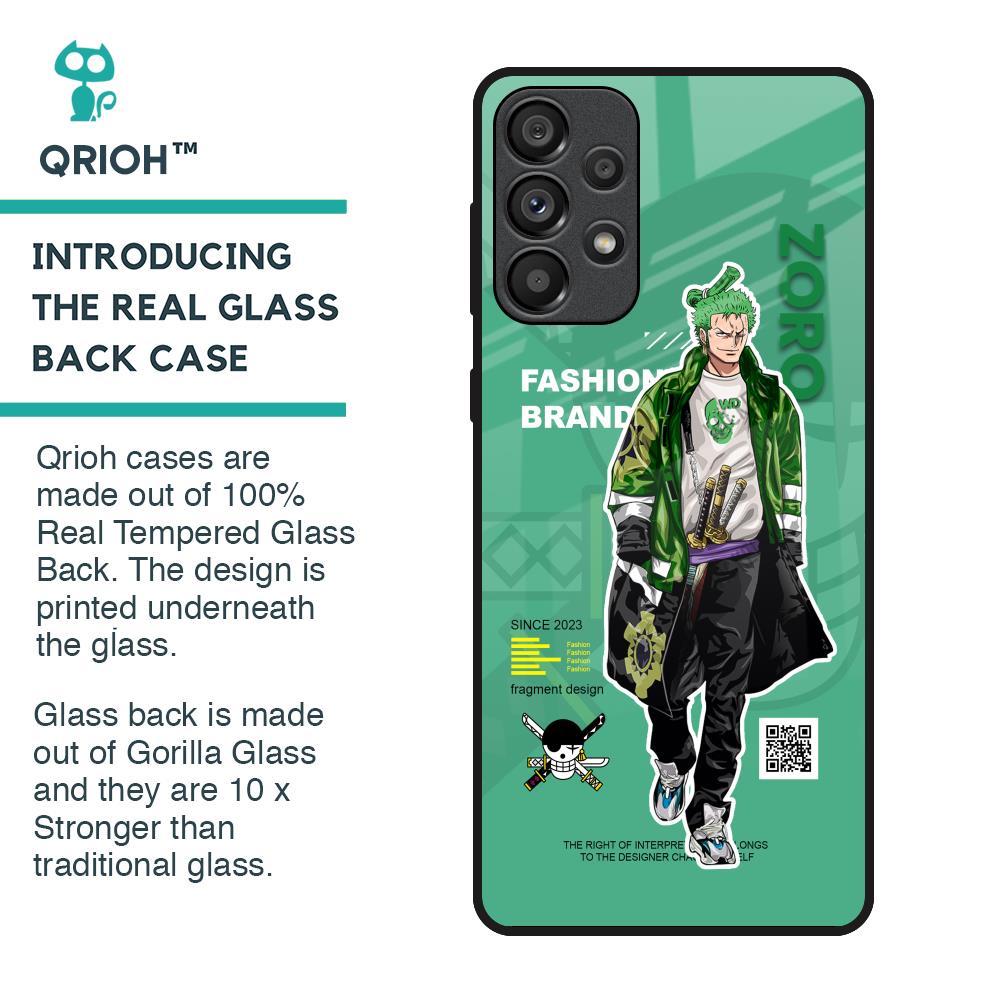 Zoro Bape Glass Case for Samsung Galaxy A33 5G