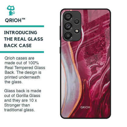 Crimson Ruby Glass Case for Samsung Galaxy A33 5G
