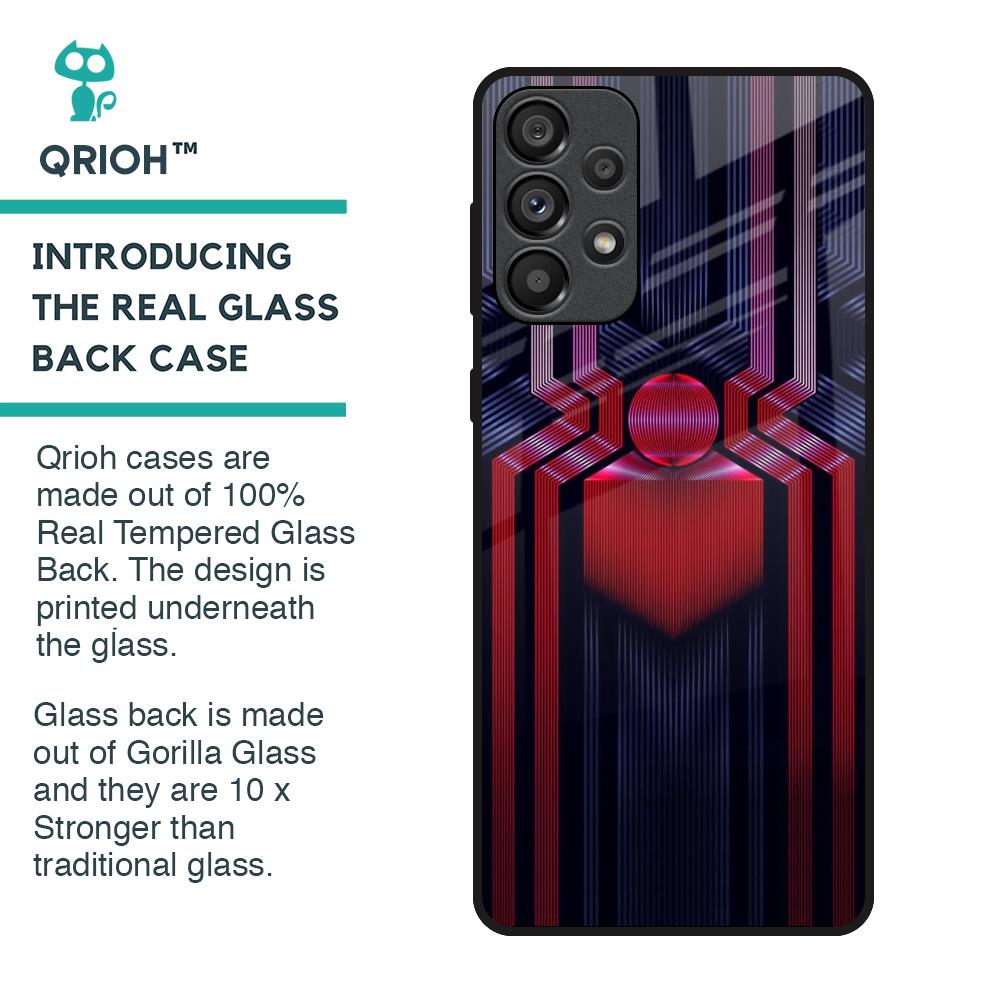 Super Art Logo Glass Case For Samsung Galaxy A33 5G