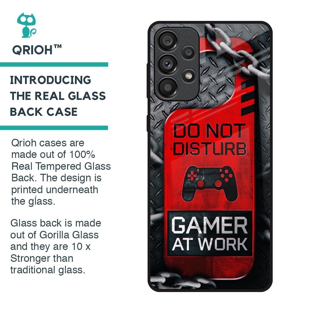 Do No Disturb Glass Case For Samsung Galaxy A33 5G