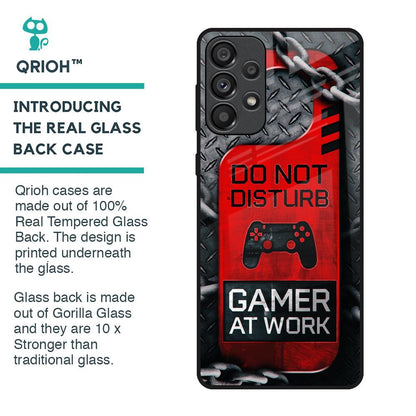 Do No Disturb Glass Case For Samsung Galaxy A33 5G