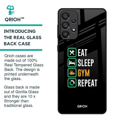Daily Routine Glass Case for Samsung Galaxy A33 5G
