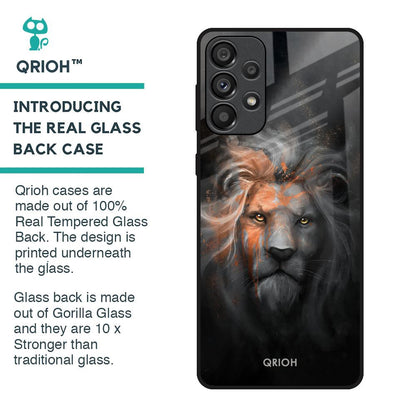 Devil Lion Glass Case for Samsung Galaxy A33 5G
