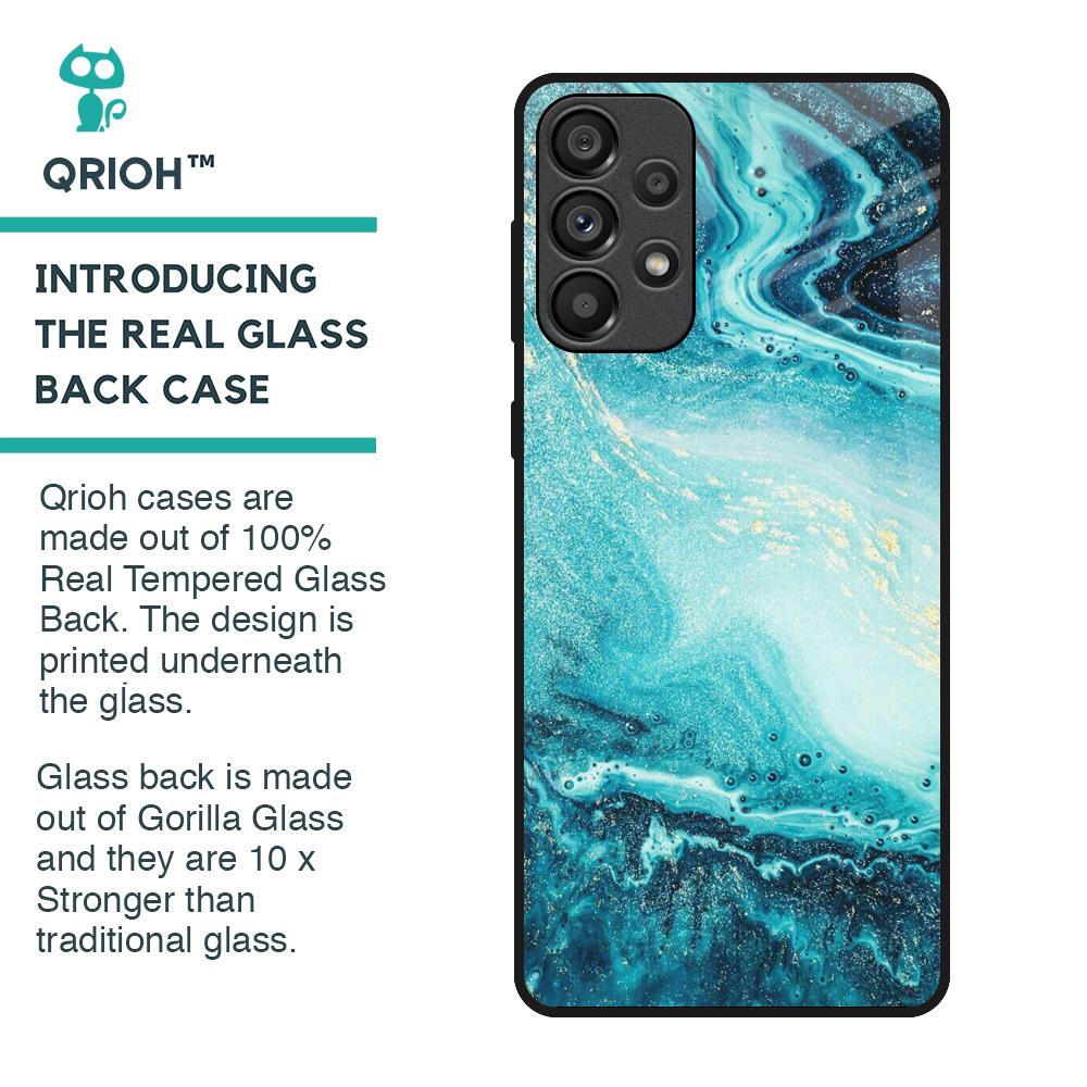 Sea Water Glass Case for Samsung Galaxy A33 5G
