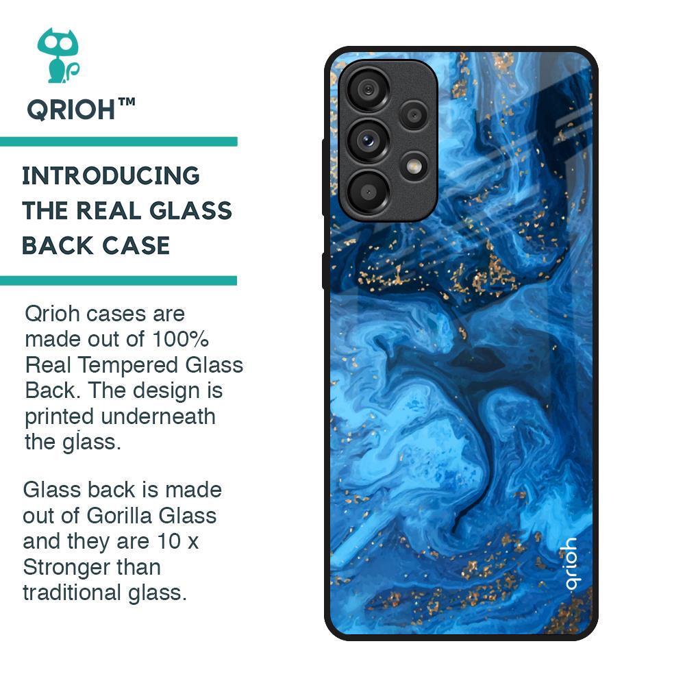Gold Sprinkle Glass Case for Samsung Galaxy A33 5G