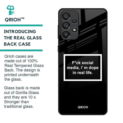 Dope In Life Glass Case for Samsung Galaxy A33 5G