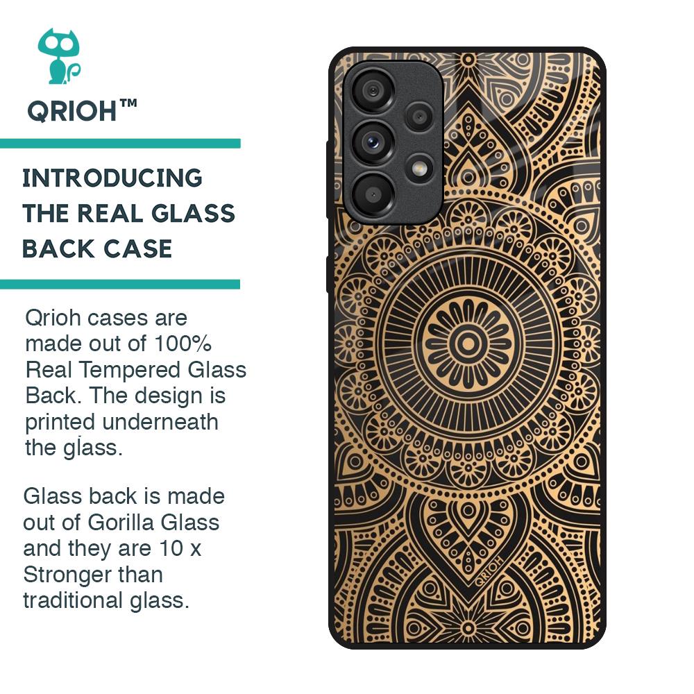 Luxury Mandala Glass Case for Samsung Galaxy A33 5G